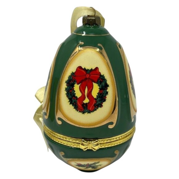 Mr. Christmas Musical Egg Ornament Box | Plays Music When Opened | NIB - Picture 4 of 6